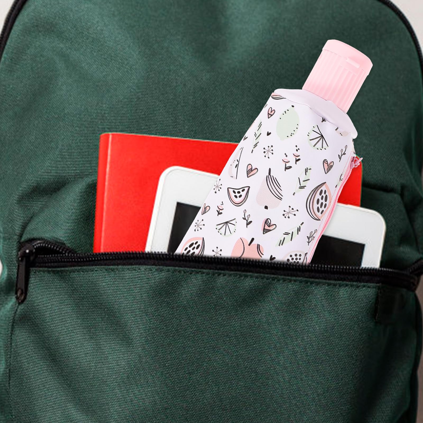 Alipis Trousse à Crayons en Cuir Design Compact et Mignon Forme Dentifrice, Étui Multifonction pour Organisation de Fournitures Scolaires, pour Étudiants en Classe