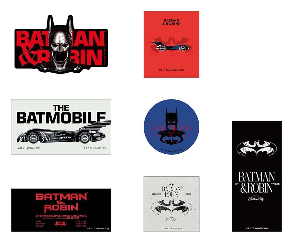 Amazon | バットマン85周年 ステッカーセット(BATMAN & ROBIN