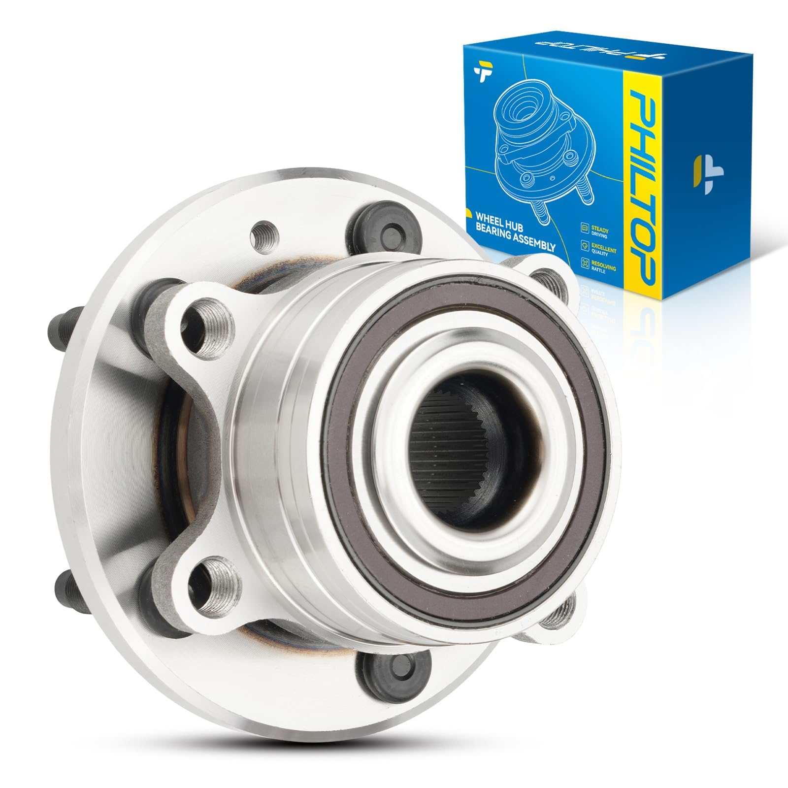 PHILTOP 512460 x1 Front/Rear Wheel Bearing Hub Assembly for Ford Explorer