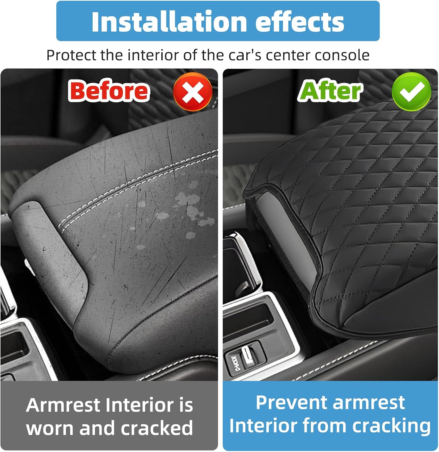 Center Console Armrest Cover for Nissan Pathfinder 2022 2023 2024 2025 2026 Fully Covered Anti-Scratch Protector Interior Accessories