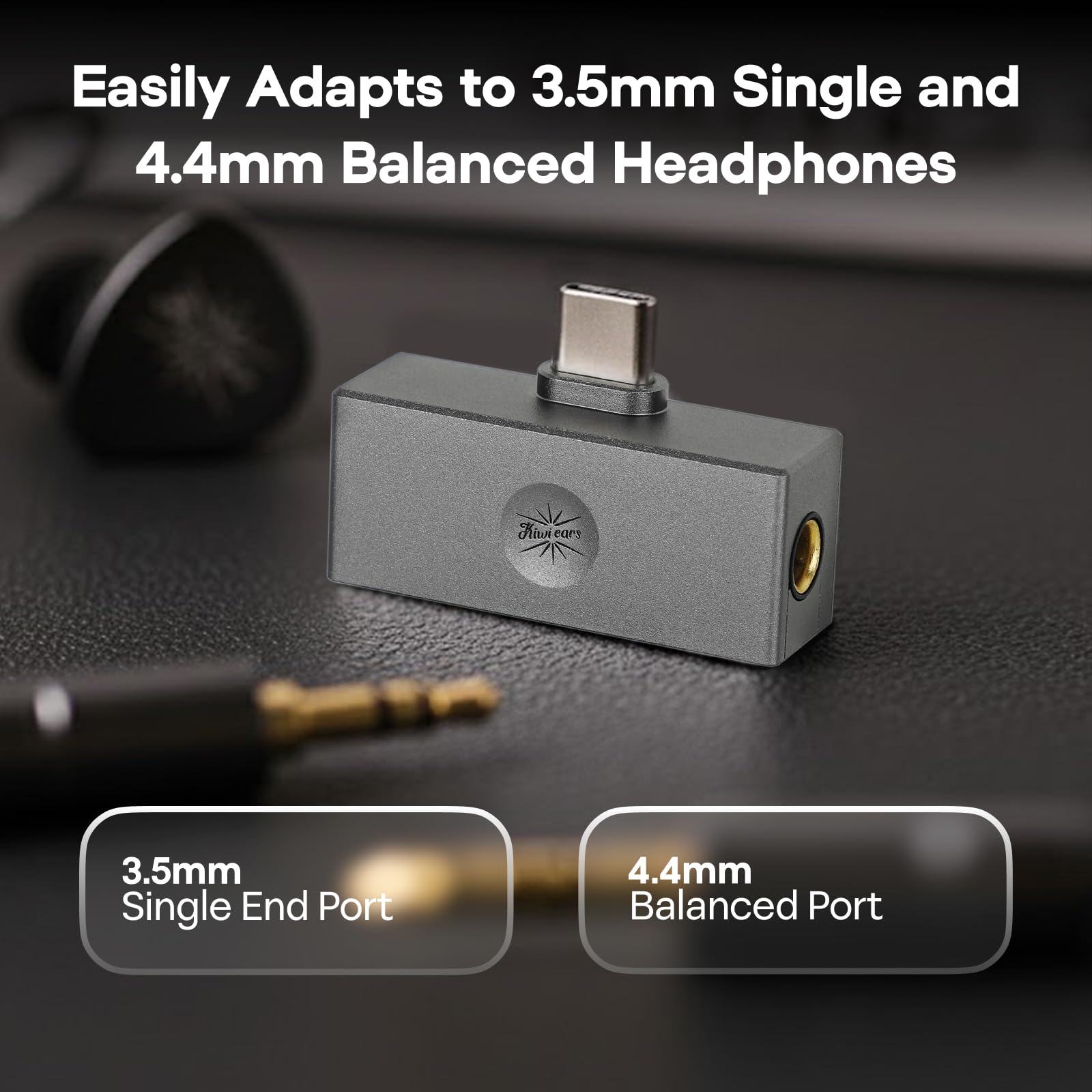 LINSOUL Kiwi Ears Astral In-Ear-Monitor und Kiwi Ears Allegro Mini Tragbarer IEM DAC