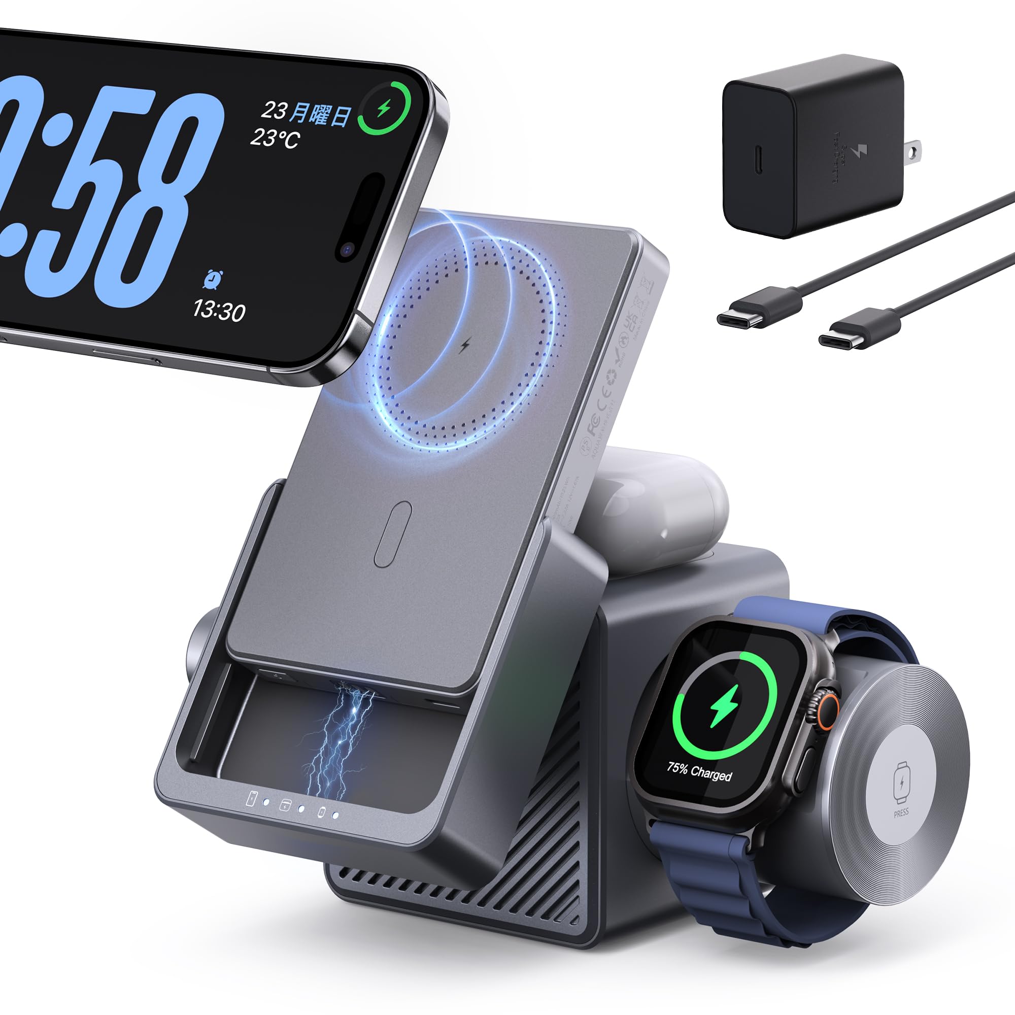 HyperJuice 4in1 MagSafe Wireless Charger