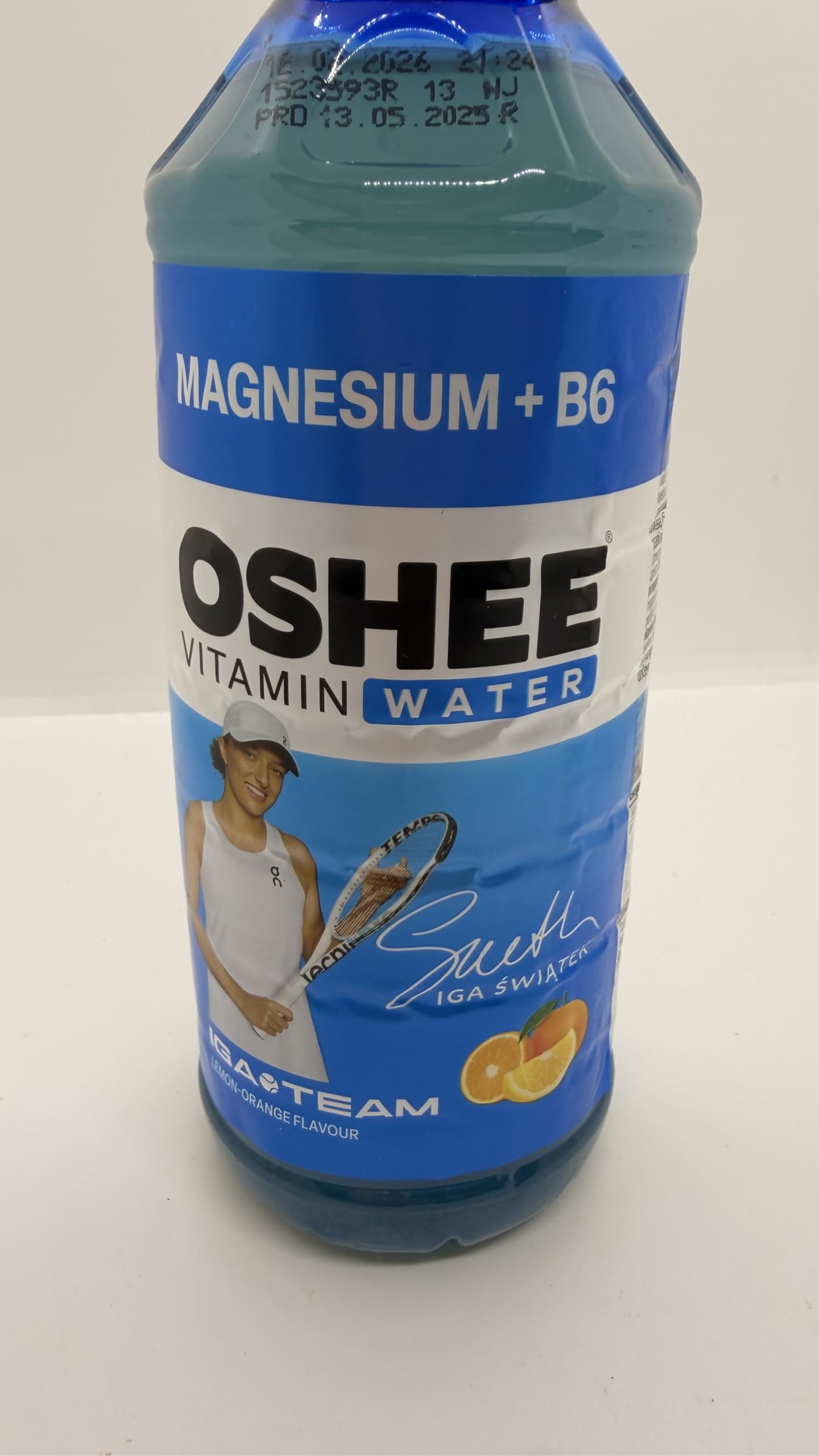 Oshee Vitamin Water H20 magnesium Flavour 555ml (Pack of 6) - Magnesium, Niacin, Pantothenic Acid, Vitamin B6, Folic Acid, Biotin, Vitamin B12