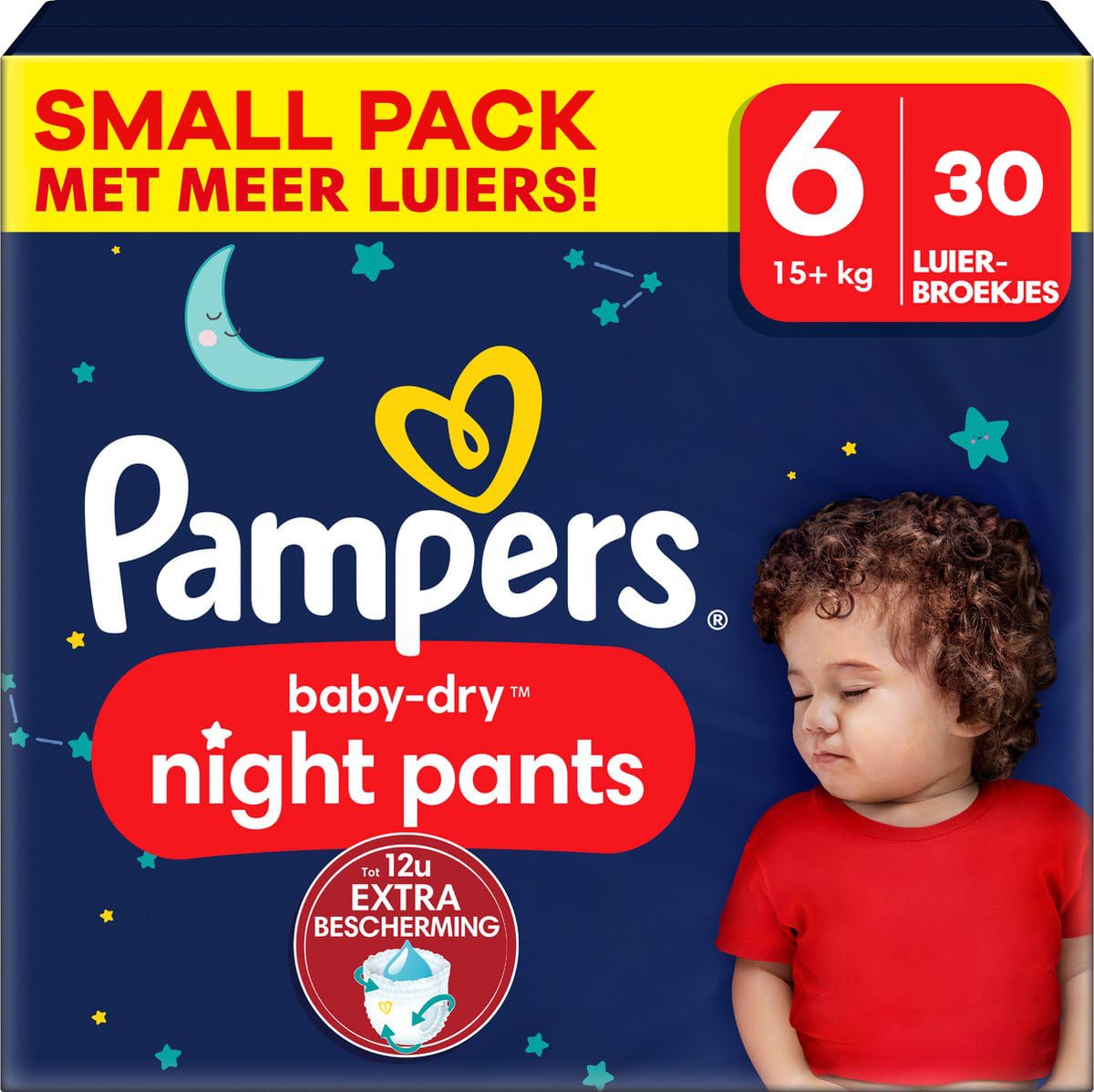 Pampers - Baby Dry Night Pants - Größe 6 - Small Pack - 30 Stück - 15+ KG