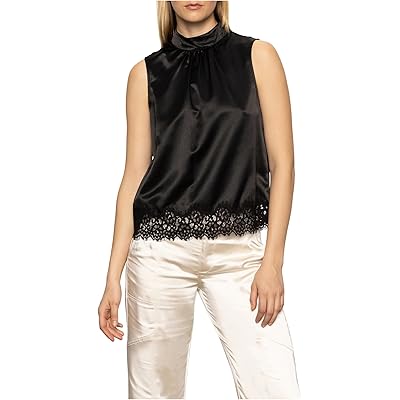 Sanctuary Late Night Satin Tank black