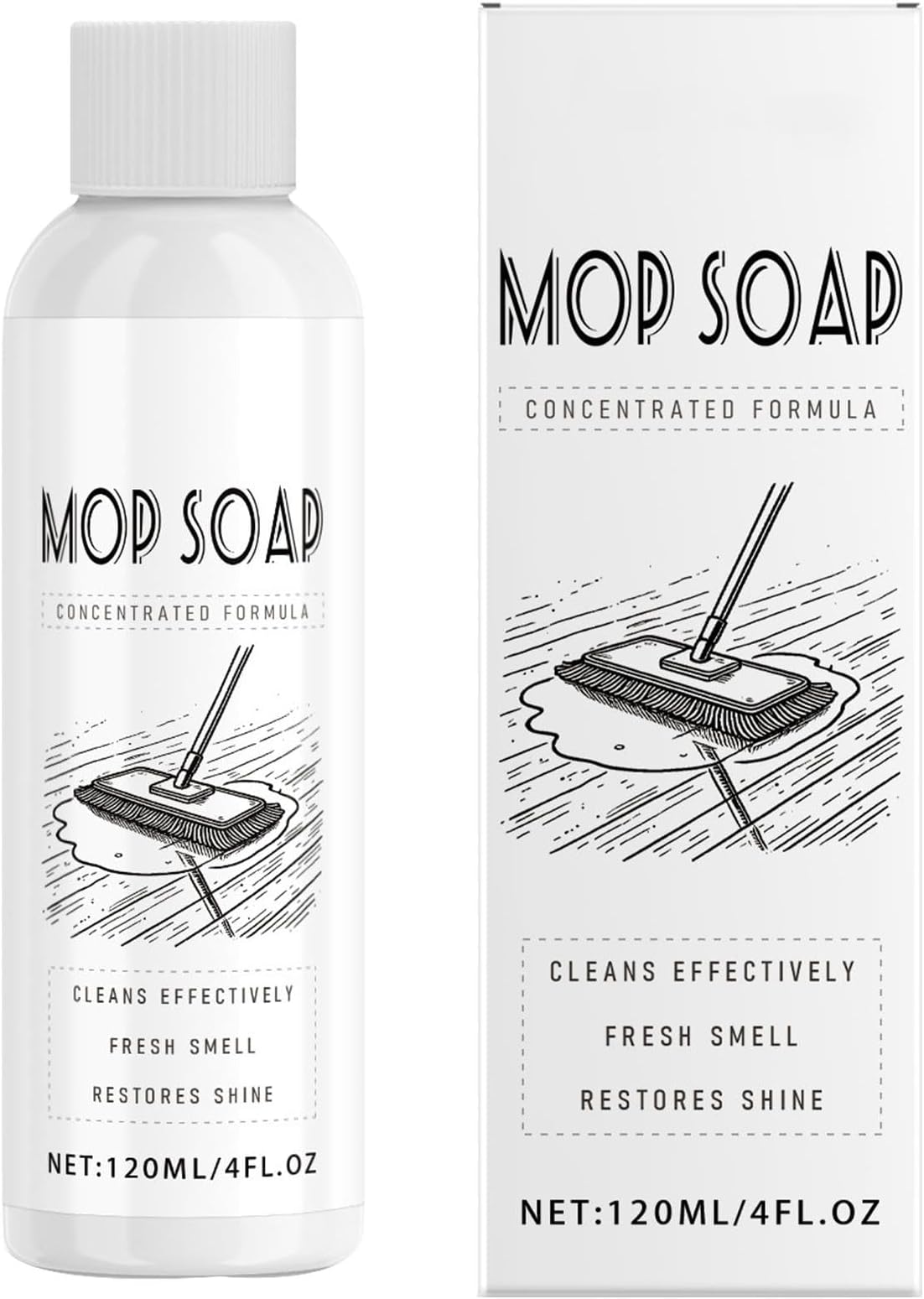 All Purpose Cleaner - MOP Soap | 120ml Floor Cleaner Safe Cleaning Solution | Multipurpose Cleaner Liquid Pet Friendly Mop Cleaner Soap for Home, Kitchen, Floor