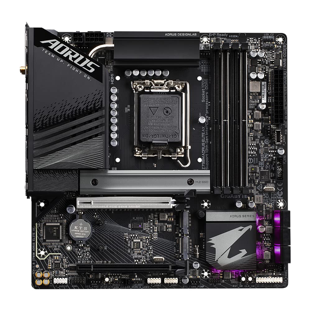 Amazon | GIGABYTE Z790M AORUS ELITE AX Micro-ATXマザーボード