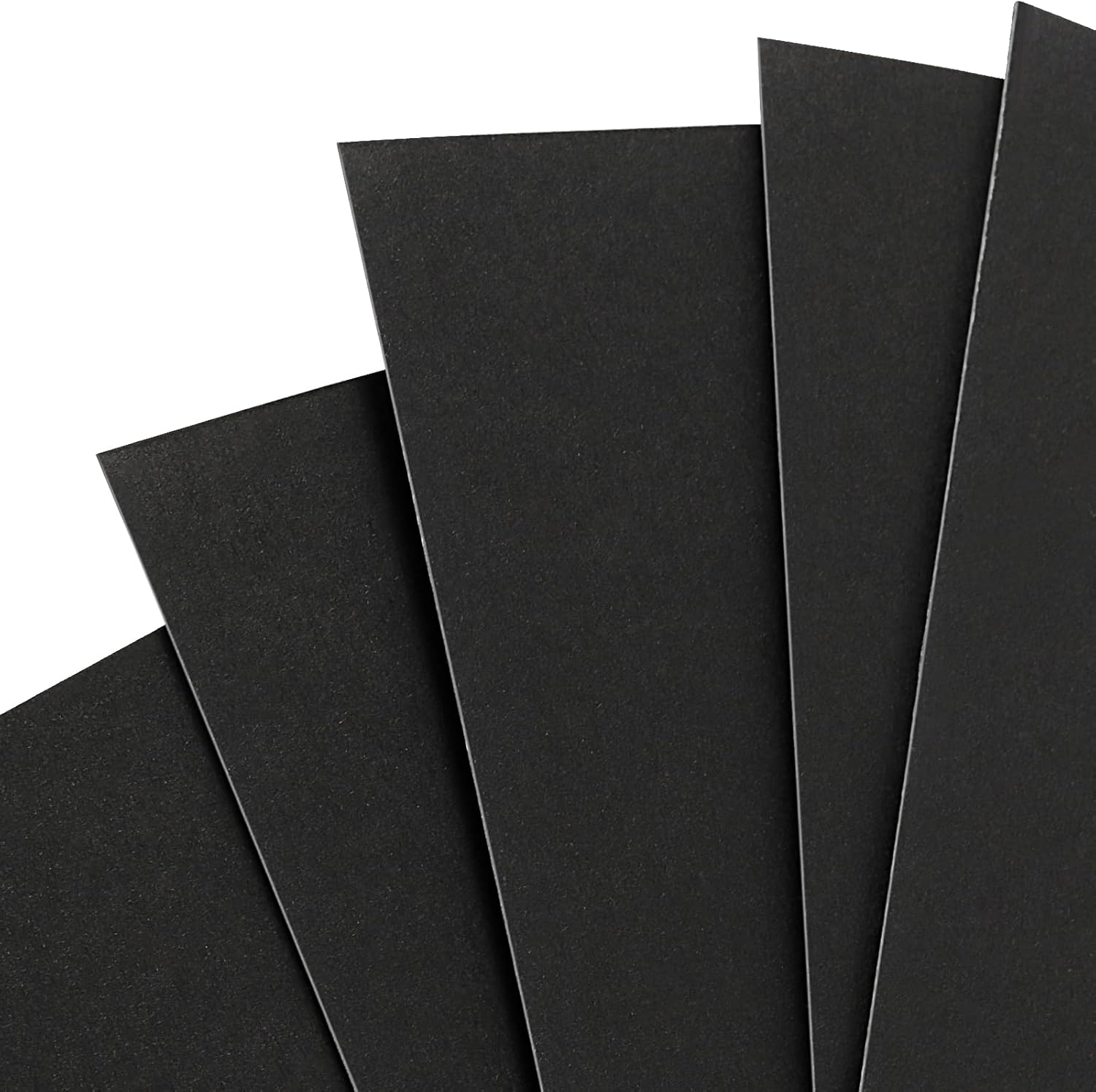 SHEUTSAN 100 Sheets 11 x 17 Inches Black Colored Cardstock, 80lb 80 lbs Cover Sheets, Thickened Card Stock Black Smooth Card for DIY Cards Making, Scrapbooking