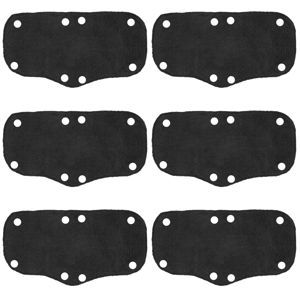 6 Bandeau Not Easy to Transpiration Noir Lavable pour Casque de Chantier Réutilisable avec Coussinets Absorbants à Pression Accessoire de Rechange pour Casque de Chantier