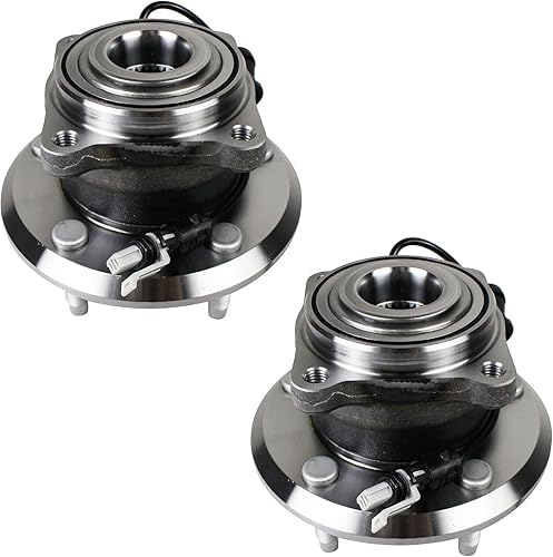 PAROD Par de bujes de rueda trasera 512358 y conjunto de rodamientos compatibles con Pontiac Torrent 2007-2009, Chevy Captiva Sport 2012-2015,