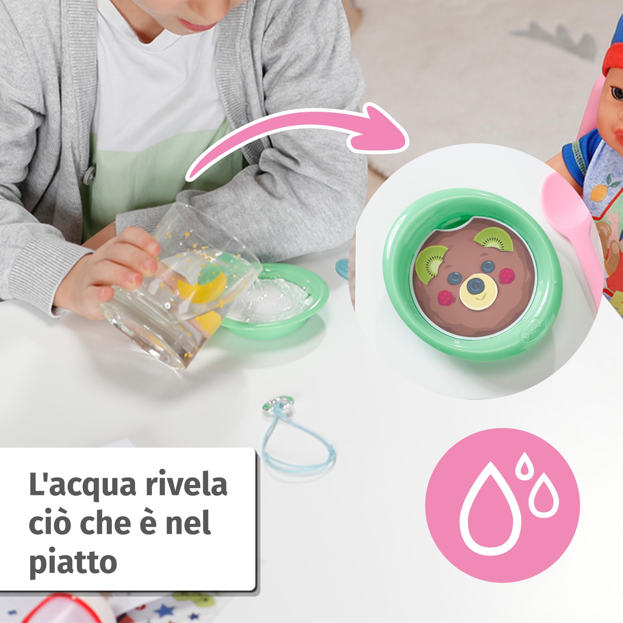 BABY born Jonas 43 cm bambola maschio con 10 funzioni | Accessori inclusi, tutina inclusa, funziona senza batterie, da 3 anni