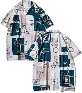 DHRUVI TRENDZ Floral for Casual Stylish Rayon Printed Regular Fit Men Formal Half Sleeve Shirt
