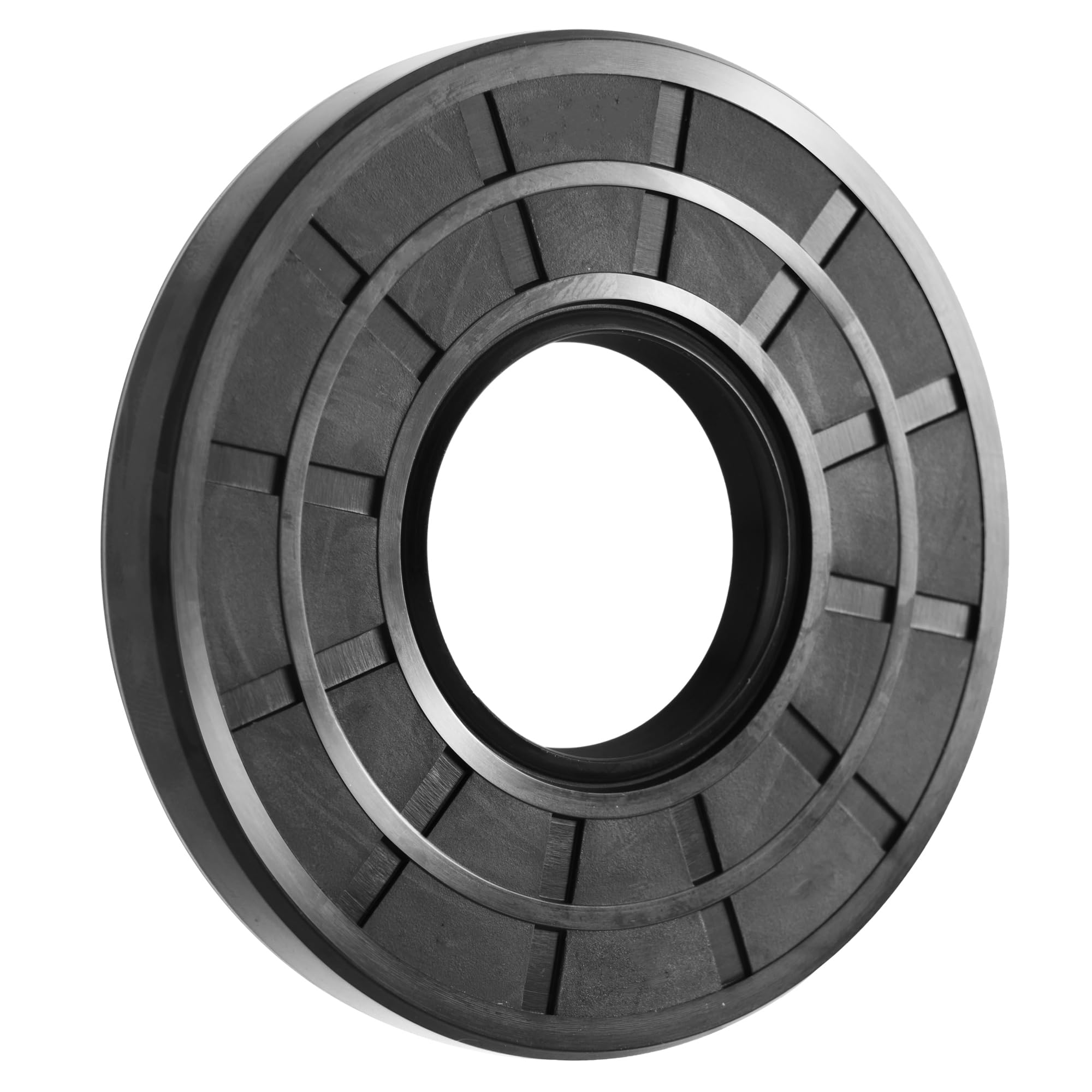 XIKE Oil Seal, Lip Seals, TC 130mm x 160mm x 14mm, Nitrile Rubber Double Lip Spring-Loaded Oil Shaft Seal, Designed for Bearing Shaft, Black Pack of 1