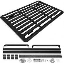 Aluminum Roof Platform, 63" x 47" Universal Flat Roof Rack with 440 lbs Capacity, Heavy Duty No-Drill Luggage Rack for SUV Truck