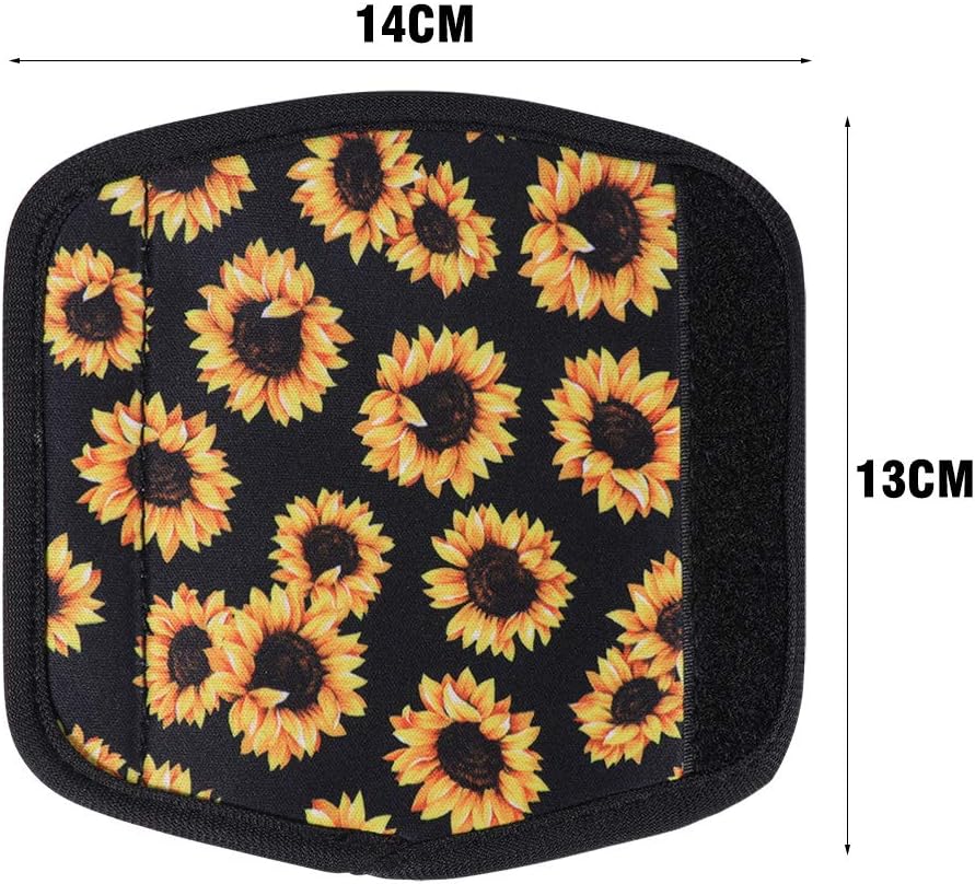 4pcs Soft Neoprene Anti-slip Luggage Handle Wraps Grips for Travel Bag Suitcase : Clothing, Shoes & Jewelry