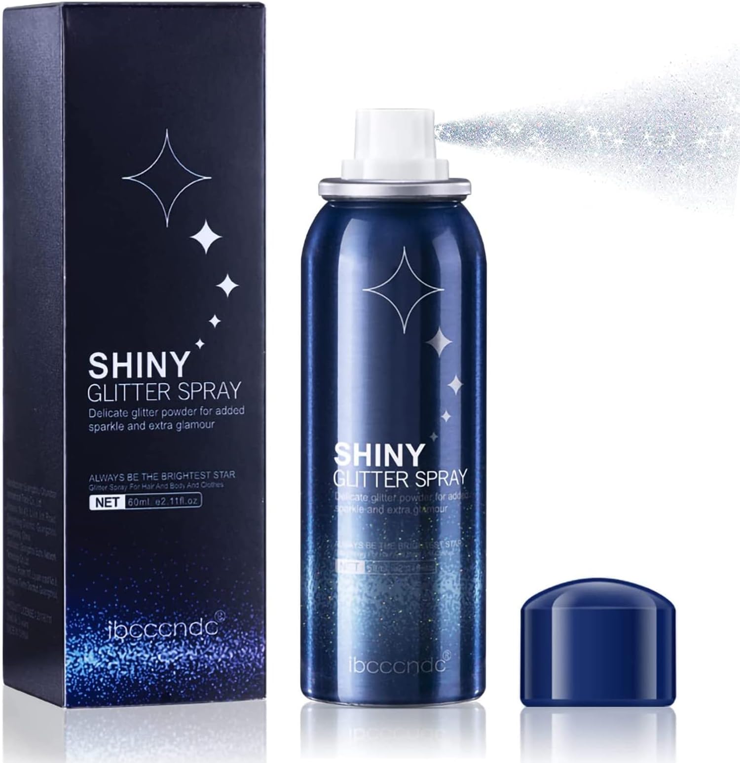 Corleone Body Glitter,Shiny Glitter Spray for Hair,Highlighter Powder,Glitter Shimmer Sparkle Hairspray Powder Makeup, for Face Body Hair Dress Prom Party