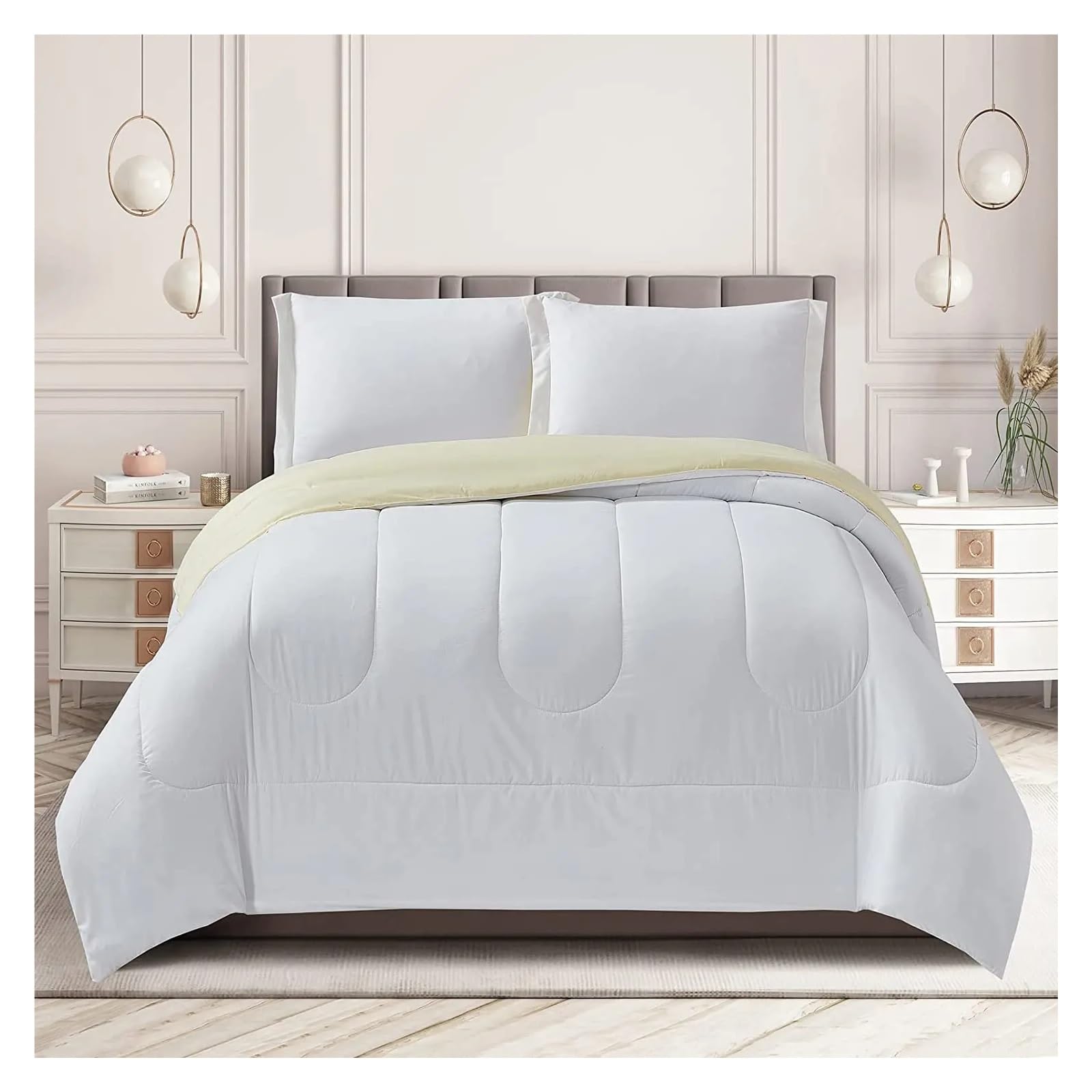 Edredón alternativo de diseño más grueso y cálido para una ropa de cama suave