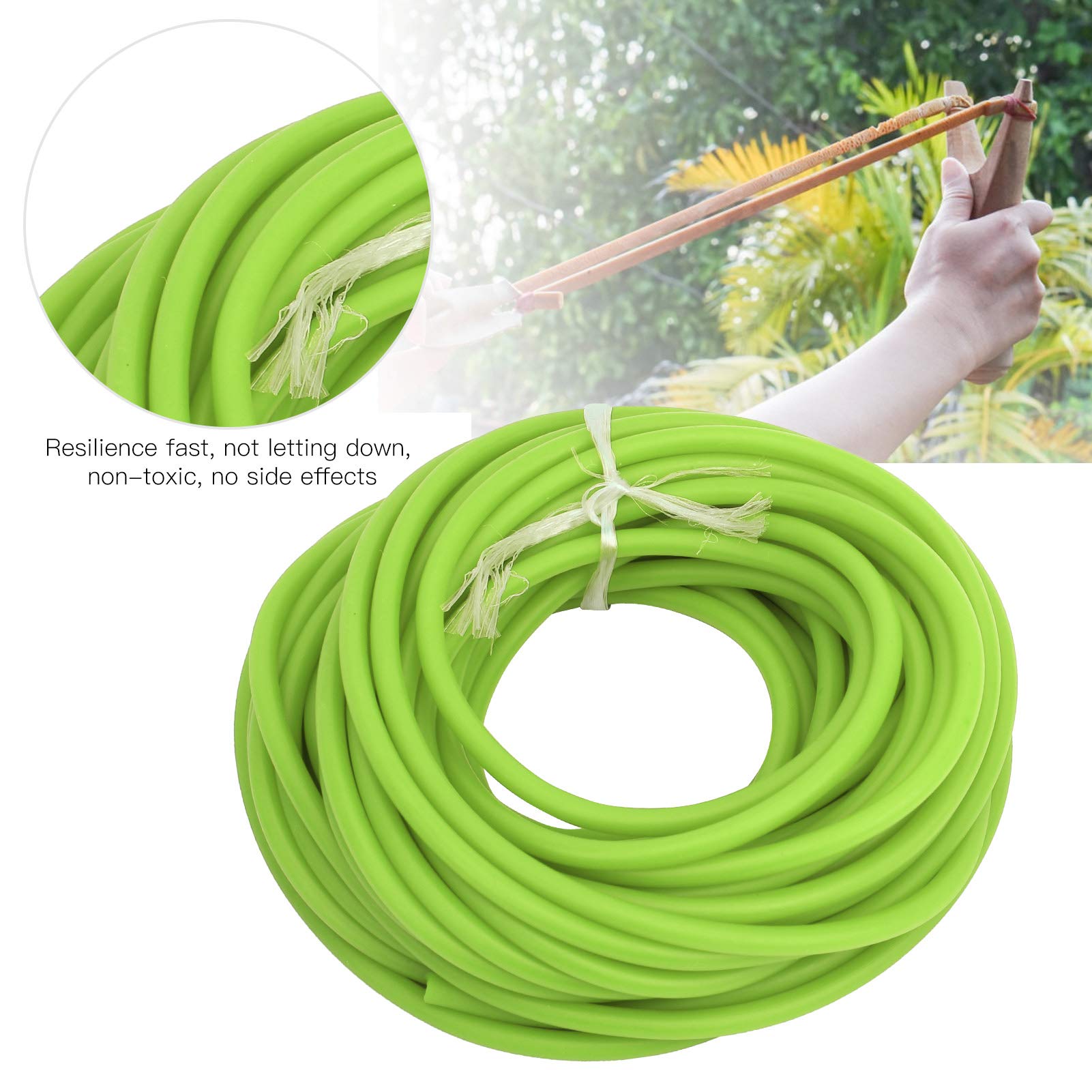 VIFERR Lattice Di Gomma Tubo, Muscoli 6x9mm Naturale Del Lattice Elastico Fitness Rally Esercizio All'aperto Slingshot Catapult Sostituzione