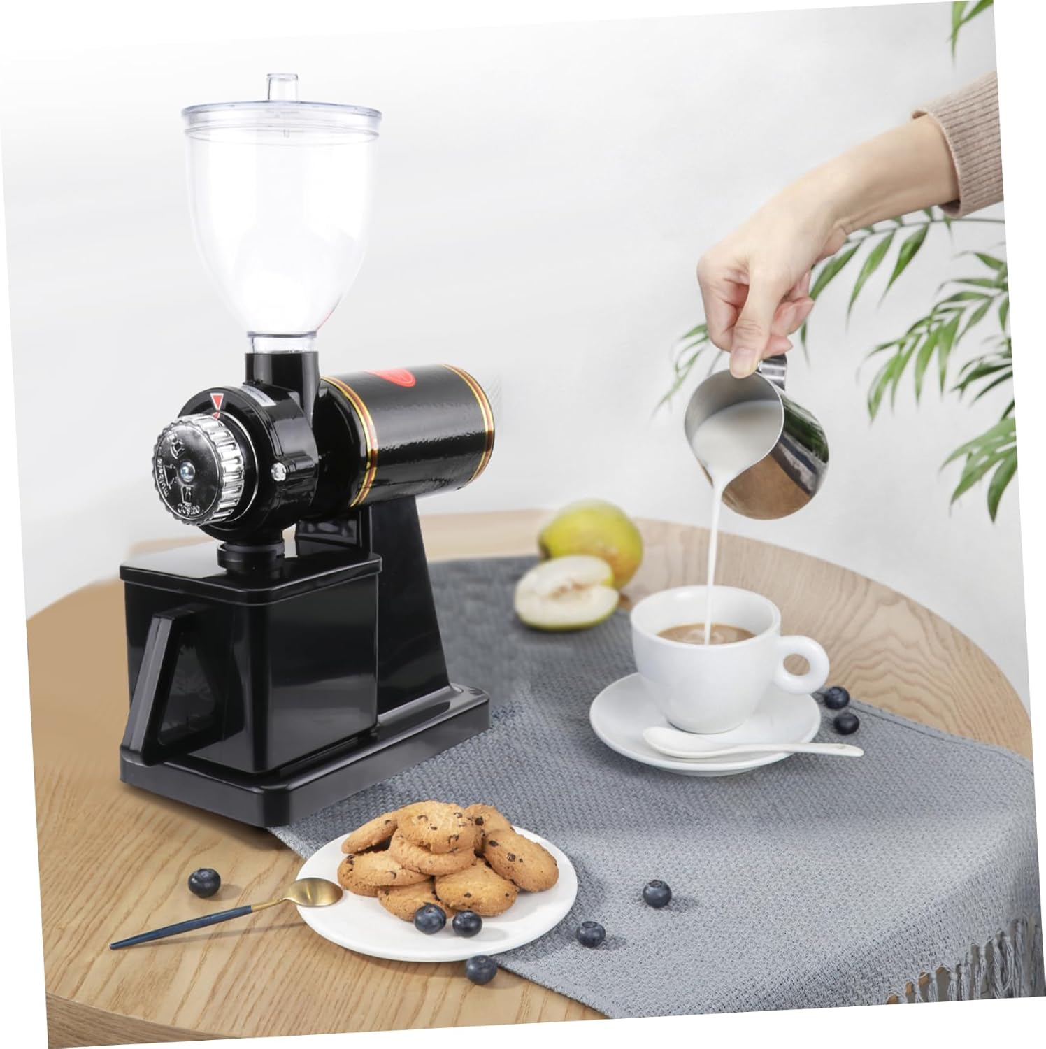 Grain Mill Grinder Electric Bean Electric Coffee Grinder Burr Maker Bean Portable