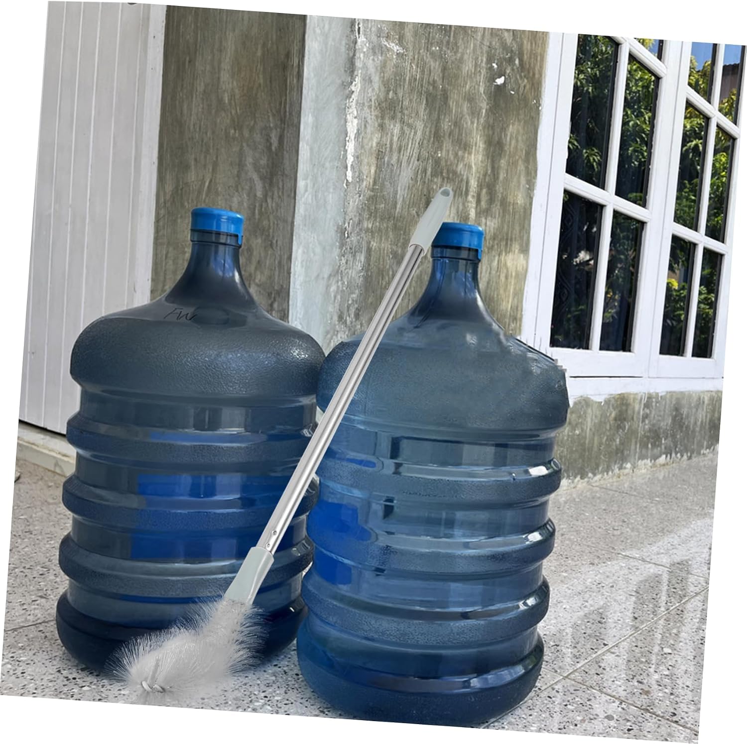2Pcs Water Jug Cleaning Brush Long Handle for Home Office