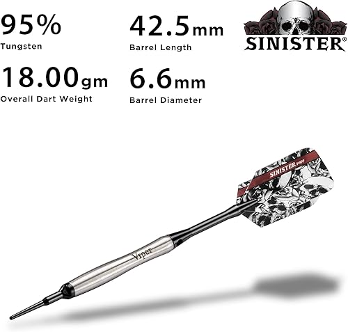Miniatura 9 de Viper Sinister - Dardos de punta suave de tungsteno 95%