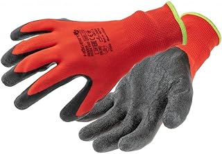 Högert Technik Gants de protection Roder avec revêtement en latex - Taille 8 - Haute résistance à l'abrasion - Prise flexible - Idéal pour les travaux de montage et d'entretien précis
