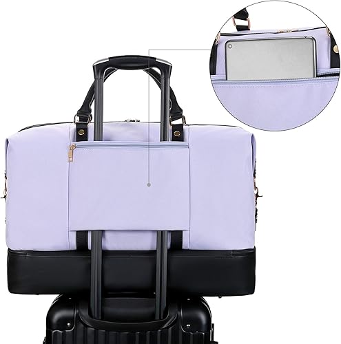 Miniatura 7 de Weekender Overnight - Bolsa de viaje de gran tamaño para hombres y mujeres