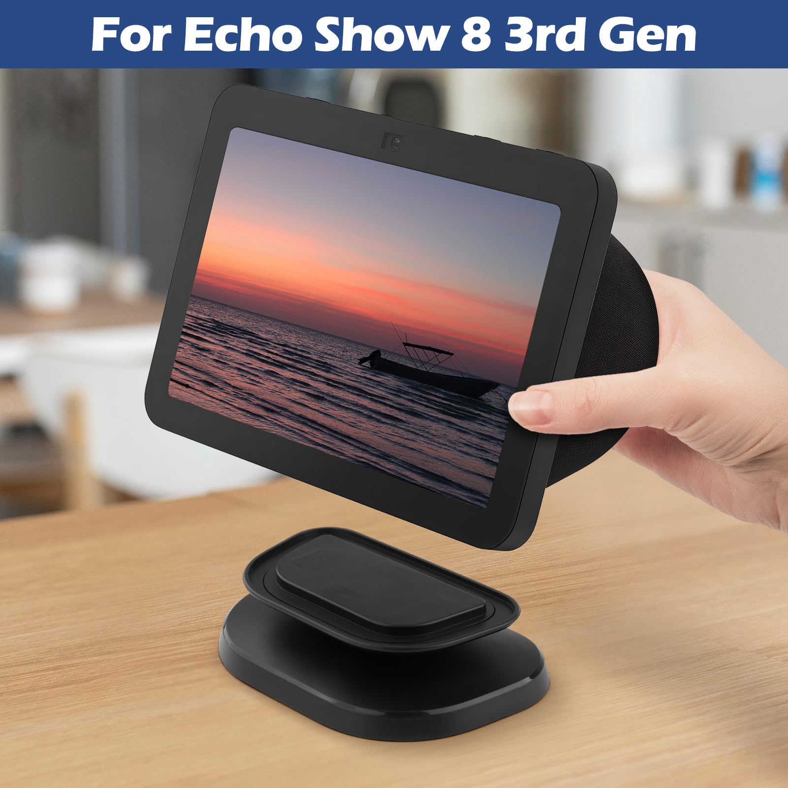 Amazon.co.jp: Echo Show 8 3rd Gen スタンド 回転式 | 角度自由調整