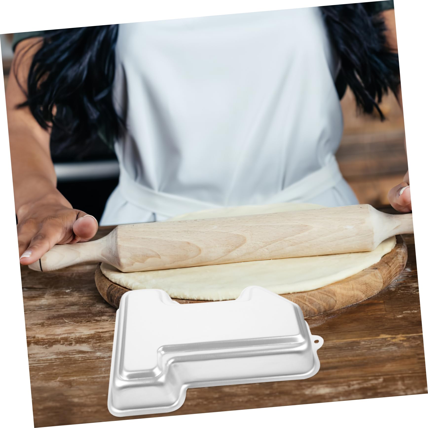Alipis 4pièces Moule à Gâteau Aluminium Numéro Pan De Pâtisserie Pour Et Événements Spéciaux Accessoire De Cuisine Pratique Pour Gâteaux Étonnants