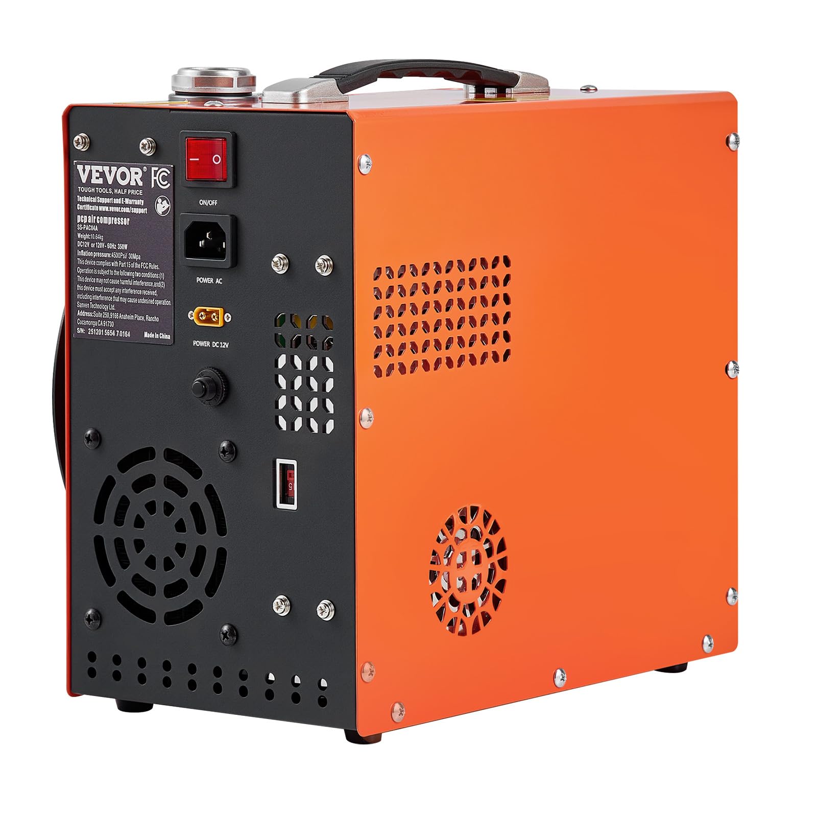 VEVOR PCP Air Compressor - 4500PSI -4