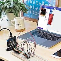 Vista 3 de KEYESTUDIO Super Starter Kit para Microbit V2 V1.5 STEM Learning Sin Micro:bit Board, 40 lecciones Tutorial, con T-Breakout Board, Breadboard