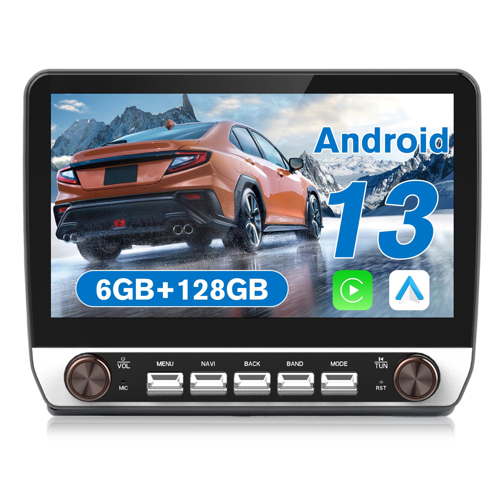 Junsun Android Autoradio für FIAT Ducato, Peugeot Boxer, Citroen Jumper (2006-2013), 6GB+128GB, 10.1 Zoll unterstützt 4G-SIM-Karte, CarPlay, Android Auto, FM Radio, Bluetooth, WLAN, Navigtion, SWC