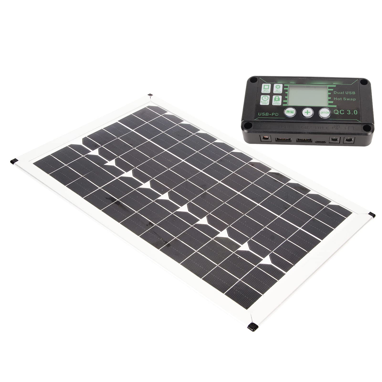 Cocoarm Panel Słoneczny 100W z Kontrolerem MPPT, Inwerter 220W
