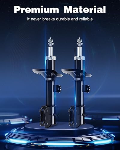 Miniatura 5 de Amortiguadores, amortiguadores delanteros ECCPP para Chevy se adapta a Chevy 2004-2011 para Chevy Aveo, 2006-2009 para Chevy Aveo5, 2009-2010 para