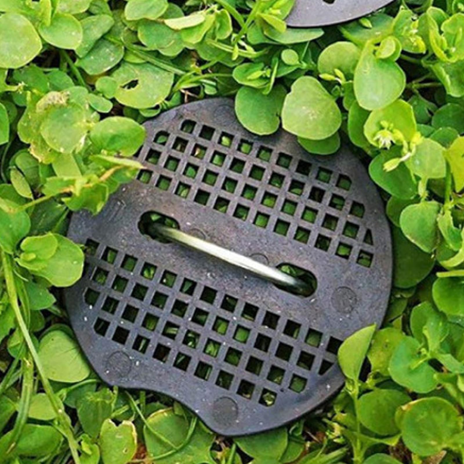 Grapas de jardín galvanizadas de Primera Calidad, Paquete de 100 Clavijas en U con Arandelas Protectoras para un Anclaje Duradero en Exteriores 100 Piezas 250x40mmØ3mm