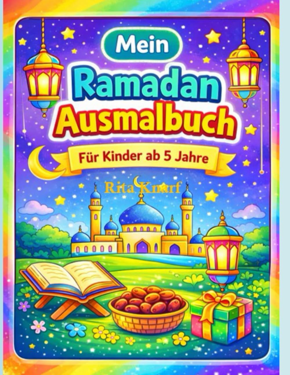 Ausmalbuch Ramadan: 52 Ausmalbilder auf Einzelseiten
