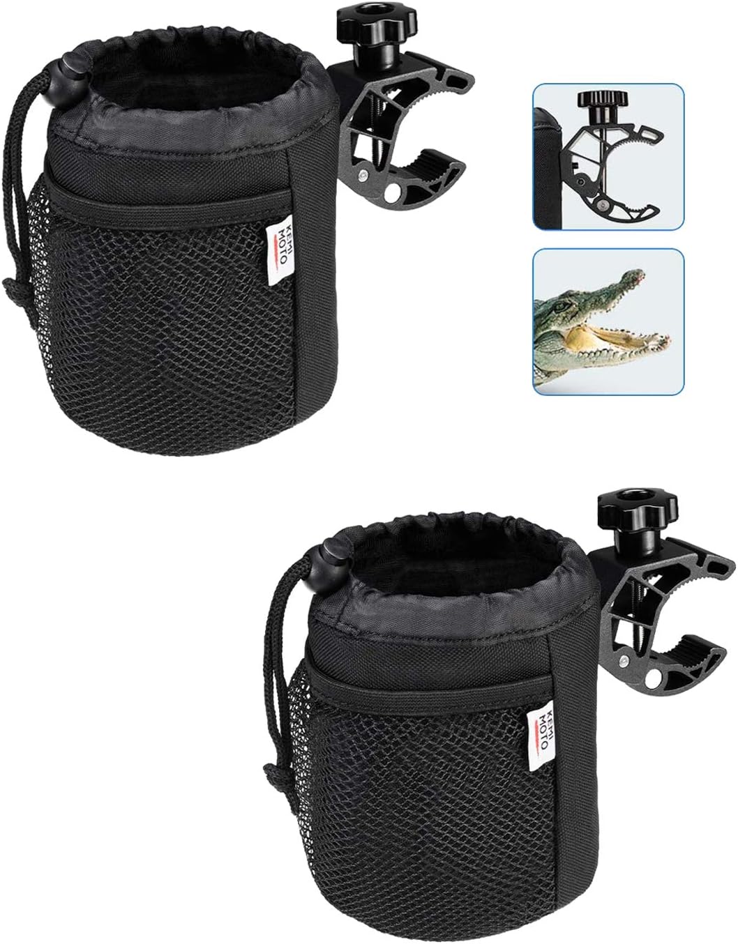 kemimoto ATV Cup Holder, Oxford Fabric Drink Cup Can Holder