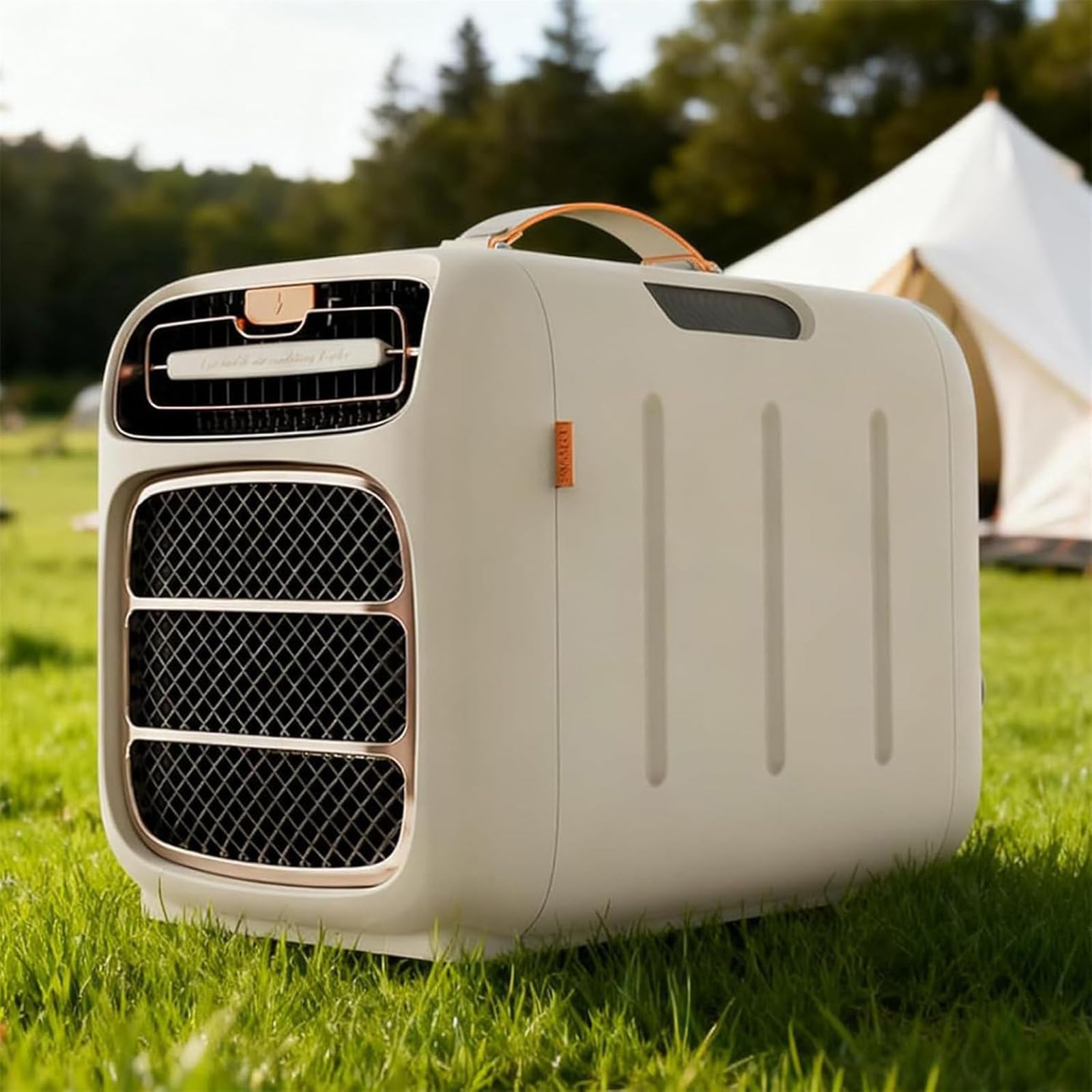 HajMyrdonyx Portable Air Conditioner for Outdoor Travel, Compressor Camping AC Unit for Tents, Remote Control, ≤40dB Portable AC for Camping, Home 420W Low Power Consumption 12VCoolingOnly