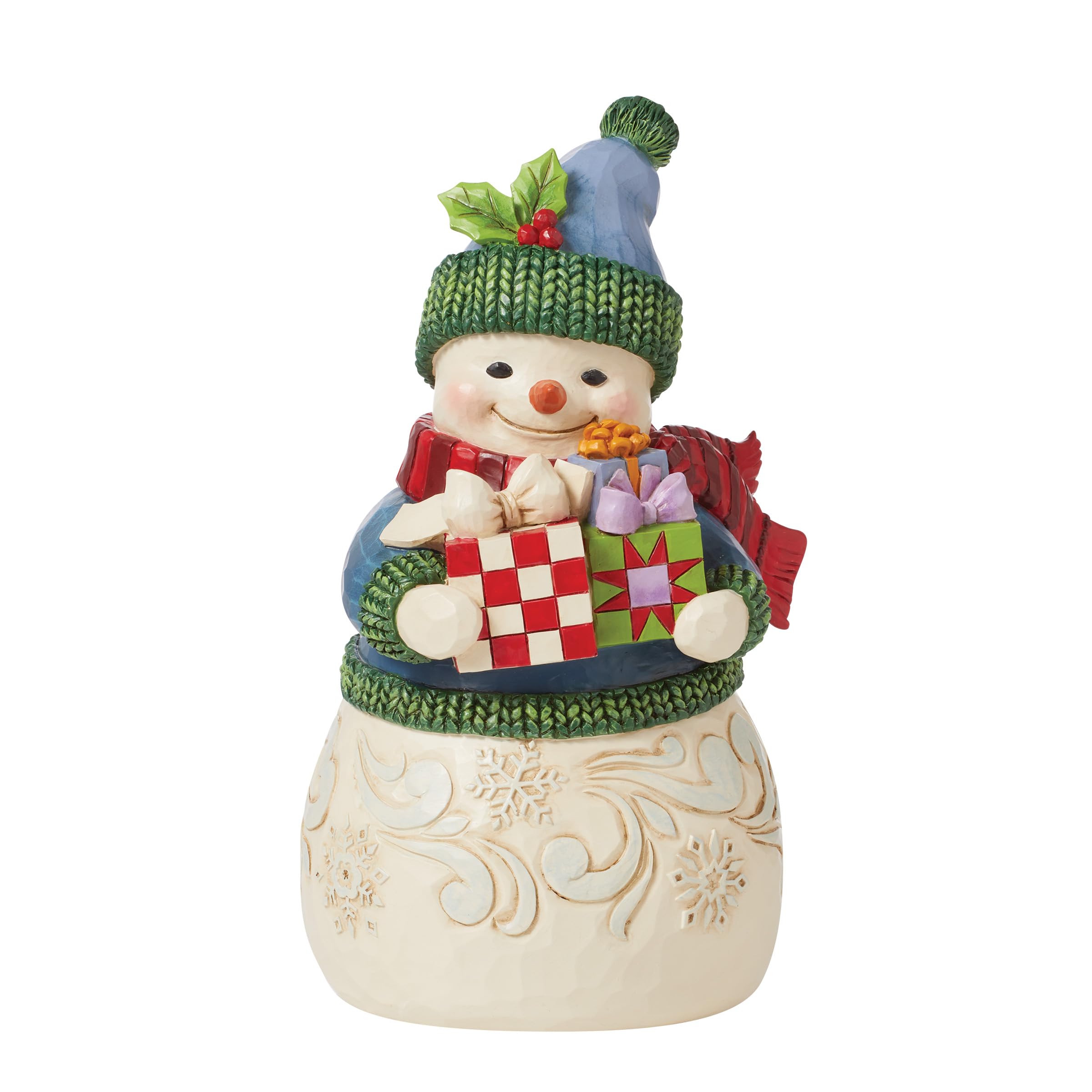 Heartwood Creek by Jim Shore Schneemann mit Geschenken Figur