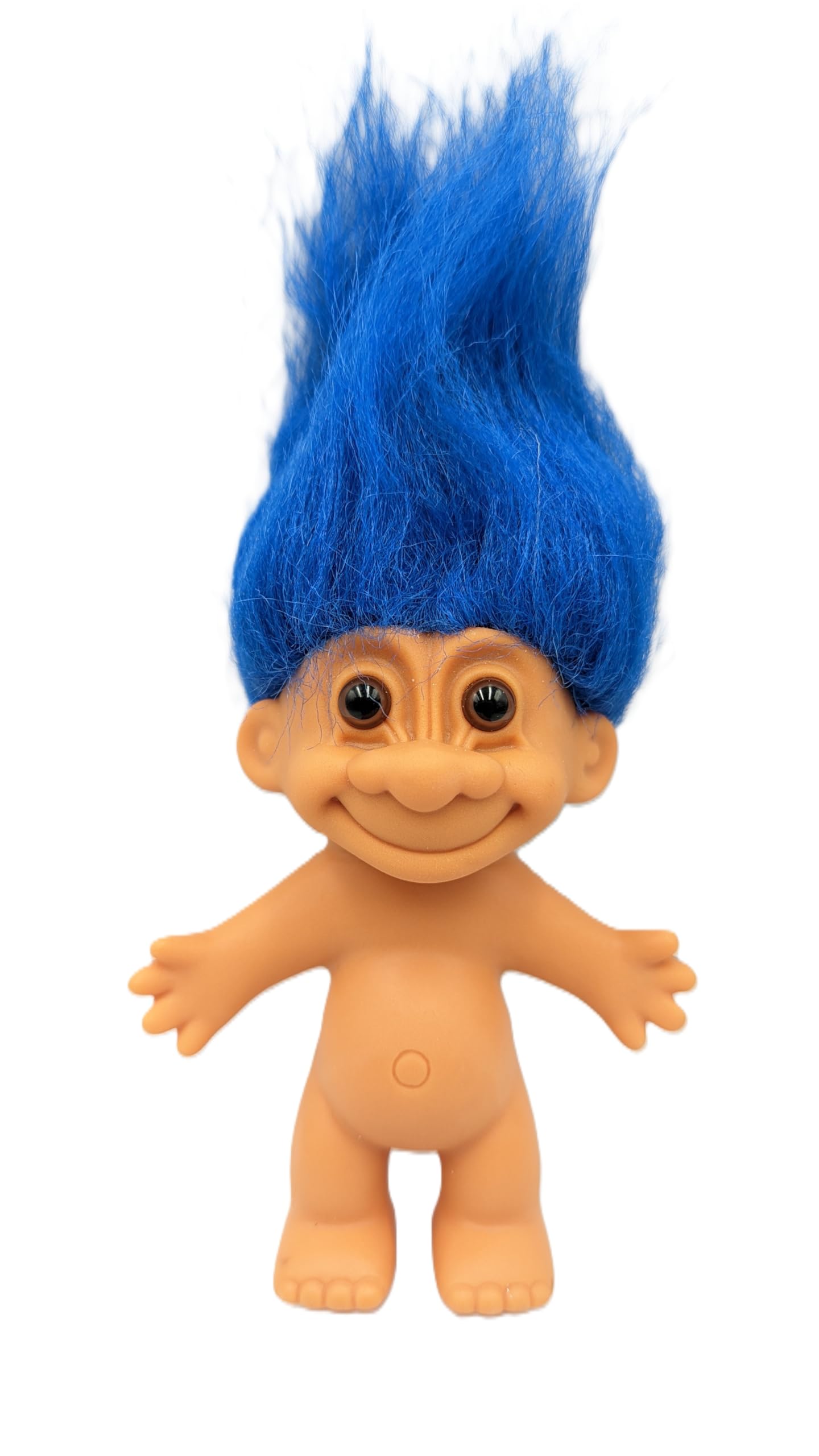 Troll Doll Blue Hair Reto Vintage Old