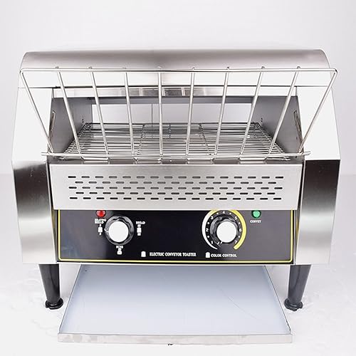 Miniatura 2 de Máquina comercial de la tostadora del transportador de la tostadora del pan de 450 rebanadasde la hora para los bollos del pan llano Bagles (450PCSH