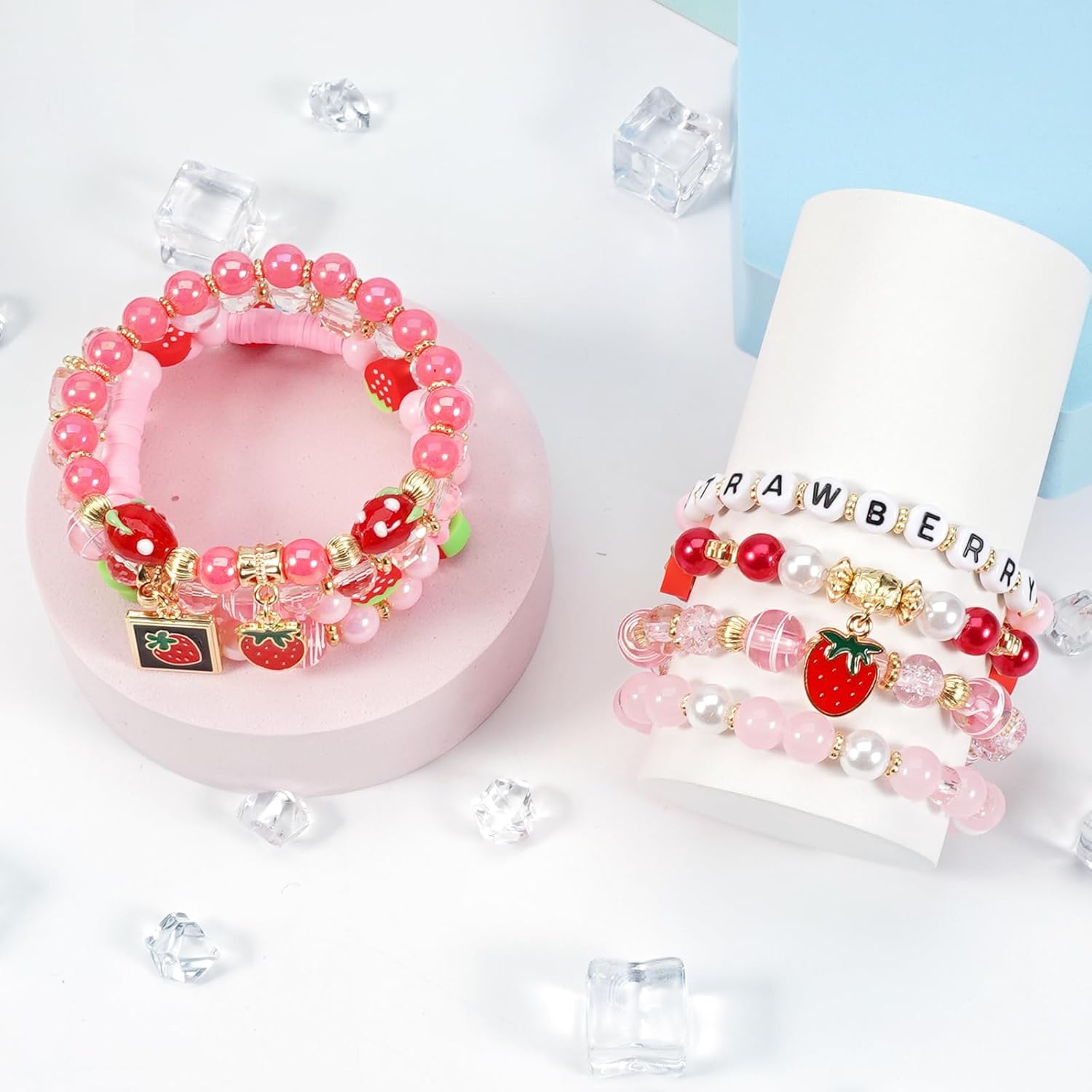 Ardorchid USA Flag Bracelets Valentine's Day Heishi Bracelets St. Patrick's Mardi Gras Beaded Bracelets Easter Rainbow Juneteenth Rasta Bracelets - Image 8