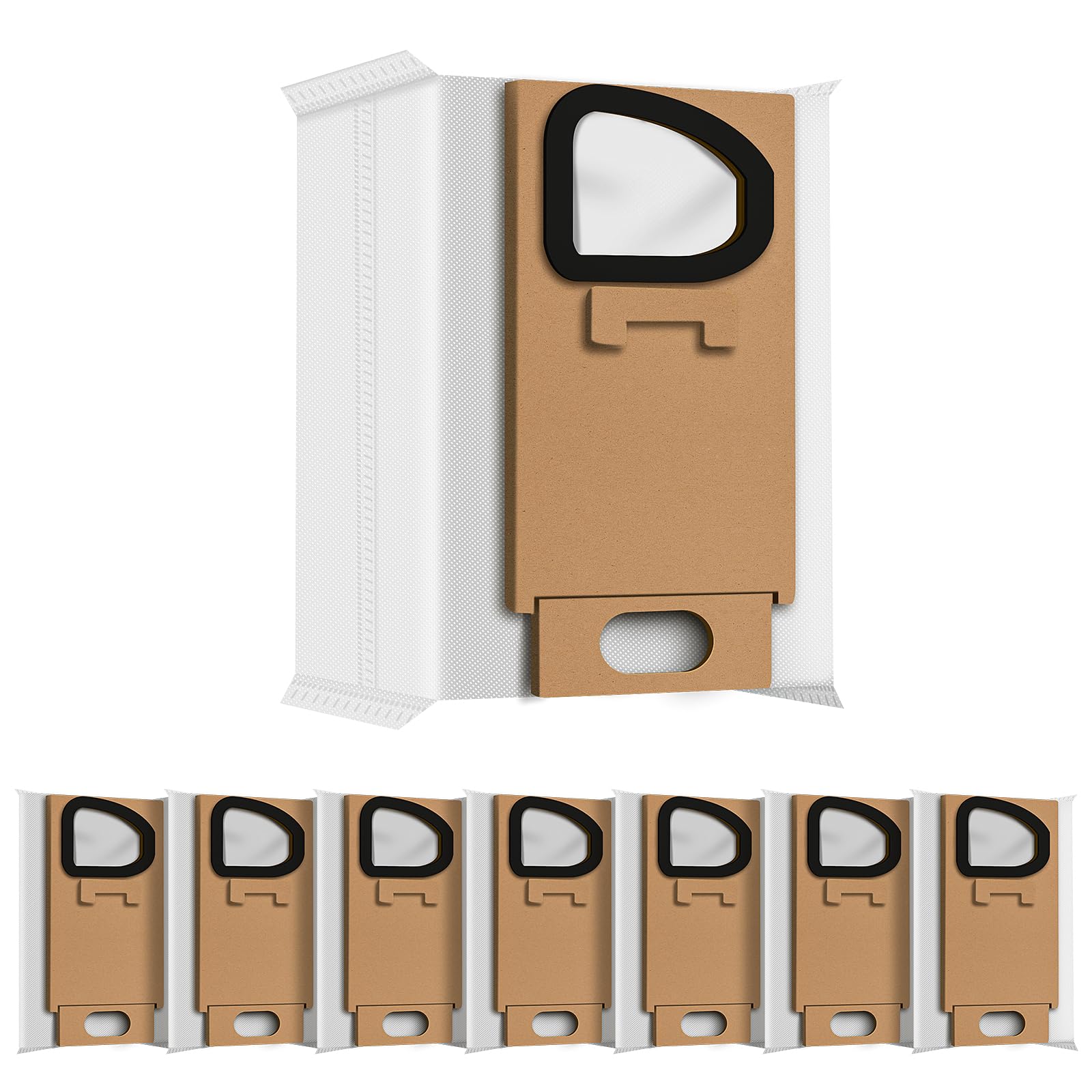 8 Stück Staubbeutel für Roborock H5 / H7 Staubsauger, 650 ml Staubsaugerbeutel Großer Kapazität Zubehör