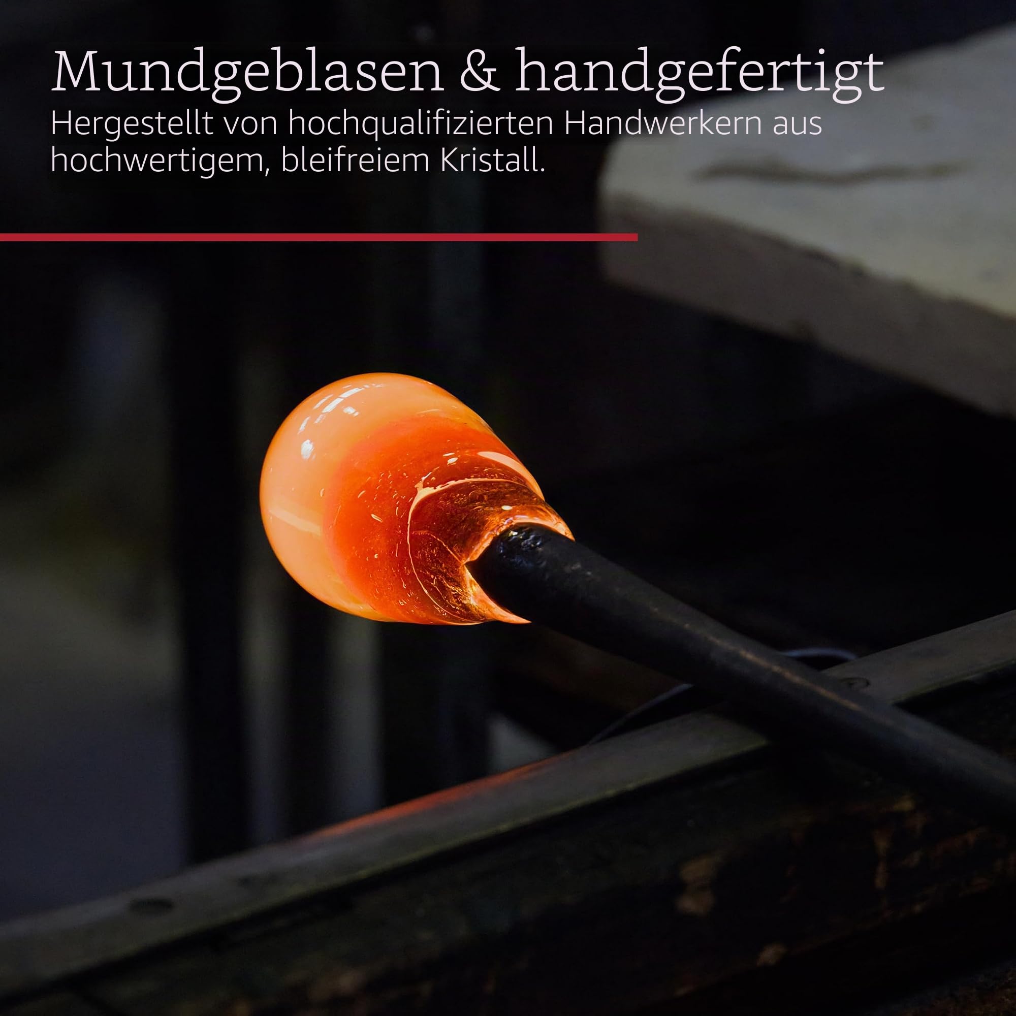 Gabriel-Glas - 2er Set - mundgeblasenes österreichisches Kristall-Weinglas - Gold Edition
