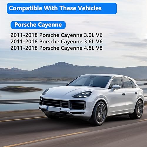 Miniatura 4 de Tapa de gasolina, tapa de combustible para Porsche Cayenne Base Sport & GTS y Turbo S y Platinum Edition, 2011 2012 2013 2014 2015 2016 2017 2018