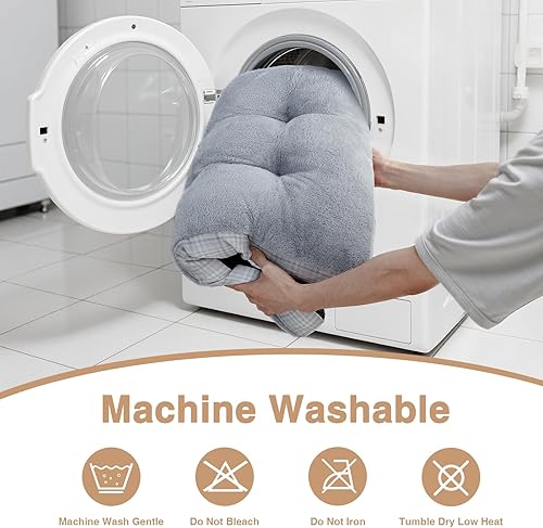 Miniatura 6 de MIHIKK Cama lavable para perros pequeños con parte inferior antideslizante, almohadilla de espuma de alta calidad para jaula para cachorros grandes,