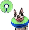 Supet Inflatable Dog Cone Collar Alternative After Surgery, Doggie Neck Donut Collar Recovery ECollar for Post Surgery, Soft Dog Cone for Small Medium Puppies Cats