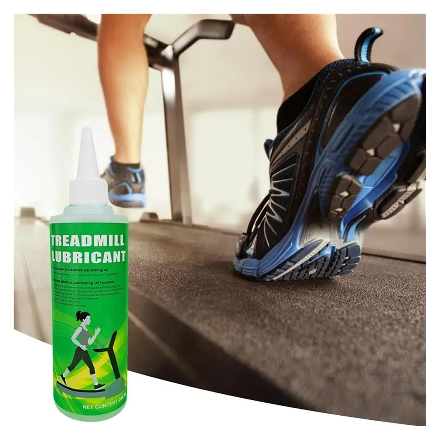 Silicone Oil for Treadmill Belt Maintenance, 200ml Lubricant for Running Machine, Reduces Friction & Noise, Extends Belt Life, Essential Gym Accessory