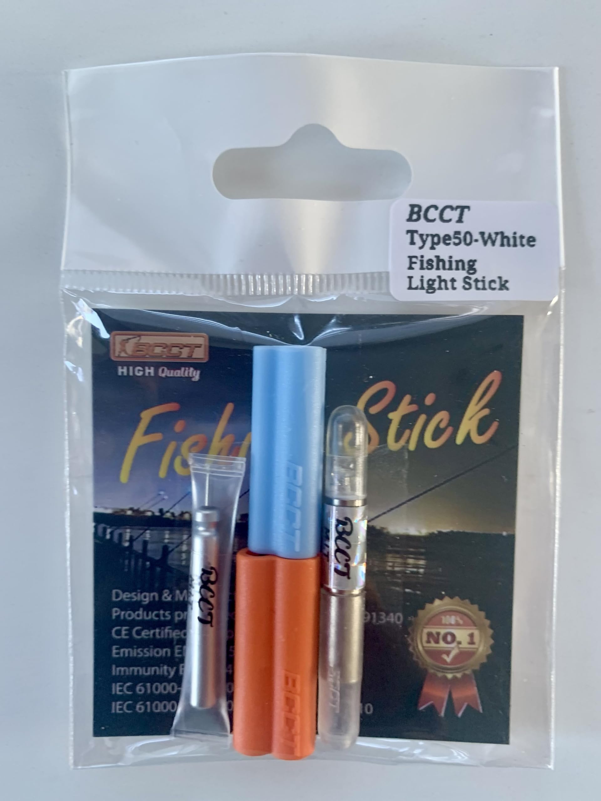 BCCT Tip Light Type 50 Beach Pier Sea River Fishing RED BLUE GREEN YELLOW (White)