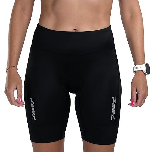 Zoot Women’s Core 8-Inch Tri Shorts, Quick Dry Performance Triathlon